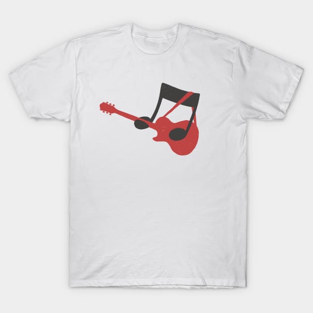 guitar&note T-Shirt by gotoup